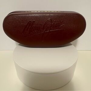 Maui Jim Dark Brown Sunglasses Case hard shell eyeglasses case glass case unisex